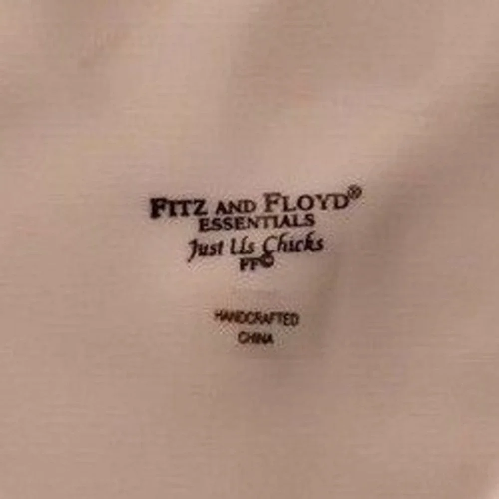 Fitz and Floyd Just Fit Chicks Chicken Sunflower‎ Plate Farmhouse Decor